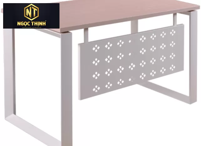 Bàn làm việc khung thép tam giác mặt gỗ Melamine HR140C5 - HR140SC5 Bàn làm việc khung thép tam giác mặt gỗ Melamine HR140C5 - HR140SC5